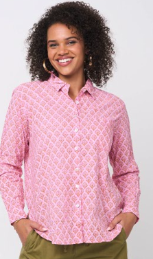 Good Boyfriend Shirt - Sunflower Overdye Tickled Pink