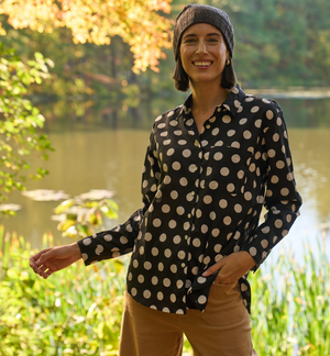 Good Boyfriend Shirt - True Dot Black & White