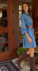 Good Boyfriend ShirtDress - Chambray