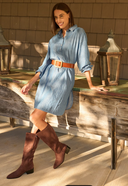 Good Boyfriend ShirtDress - Chambray Lt Wash