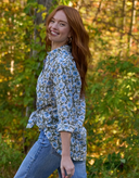 Good Boyfriend Shirt - Darlington Floral Bluebird