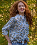 Good Boyfriend Shirt - Darlington Floral Bluebird