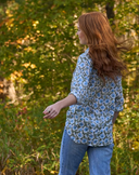 Good Boyfriend Shirt - Darlington Floral Bluebird