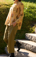 Good Boyfriend Shirt - Palm Cove Floral Honeycomb