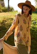 Good Boyfriend Shirt - Palm Cove Floral Honeycomb