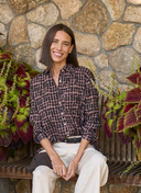 Good Boyfriend Shirt - Messy Dot Milk Chocolate Overdye