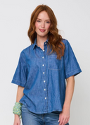 Good Boyfriend Shirt - Short Sleeve Chambray