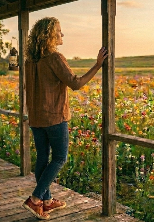 Good Boyfriend Linen Short Sleeve Shirt - Mocha