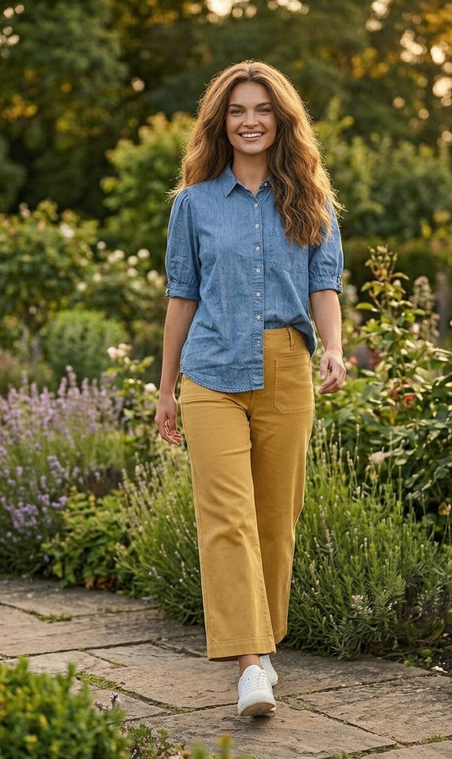 Good Girlfriend Shirt - Chambray