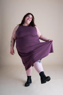 Serena Dress in Plum