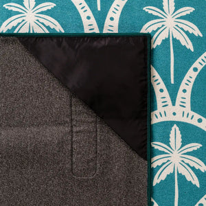 Blanket Towel: Palms Resort Teal Ocean