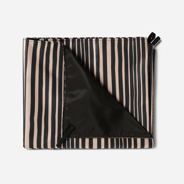 Festival Blanket: Heritage Stripe Black and Tan
