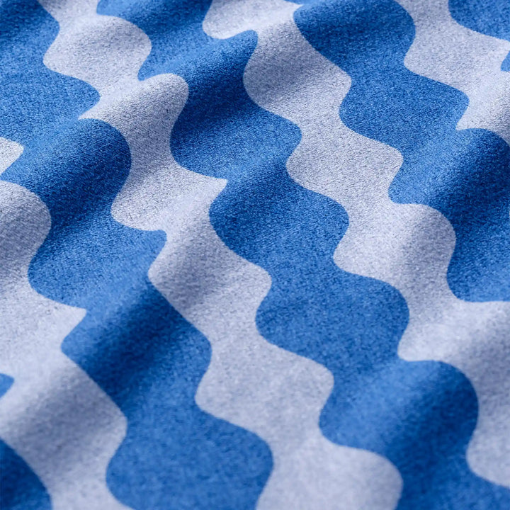 Hand Towel: Slack Tide Coastal Blue
