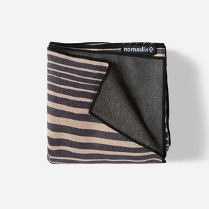 Original Towel: Heritage Stripe Black and Tan