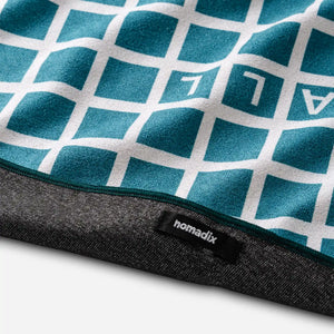 Pickleball Towel: Pickleball Net Teal Ocean