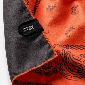 Bandana Towel: Paisley Expedition Orange