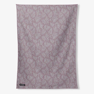 Blanket Towel: Heritage Palm Warm Blue Earth