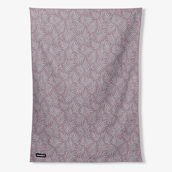 Blanket Towel: Heritage Palm Warm Blue Earth