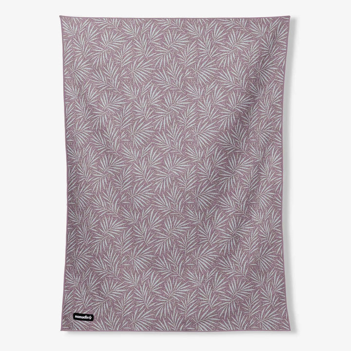 Blanket Towel: Heritage Palm Warm Blue Earth
