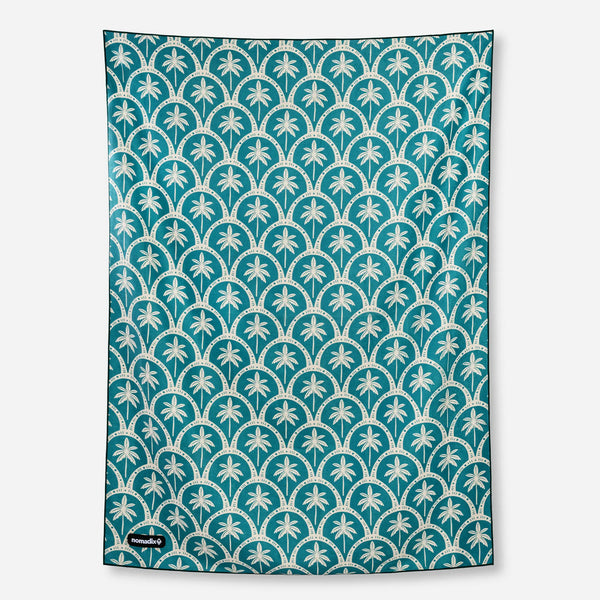Blanket Towel: Palms Resort Teal Ocean