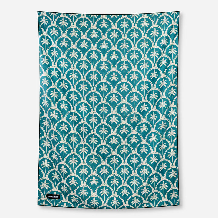Blanket Towel: Palms Resort Teal Ocean