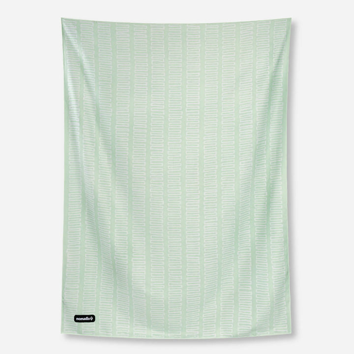 Blanket Towel: Switchback Seafoam Green