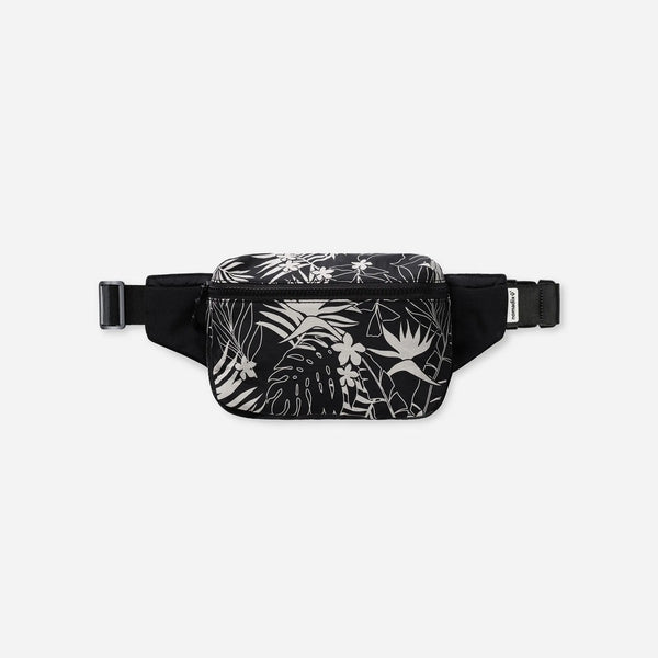 Fanny Pack: Retro Palms Black