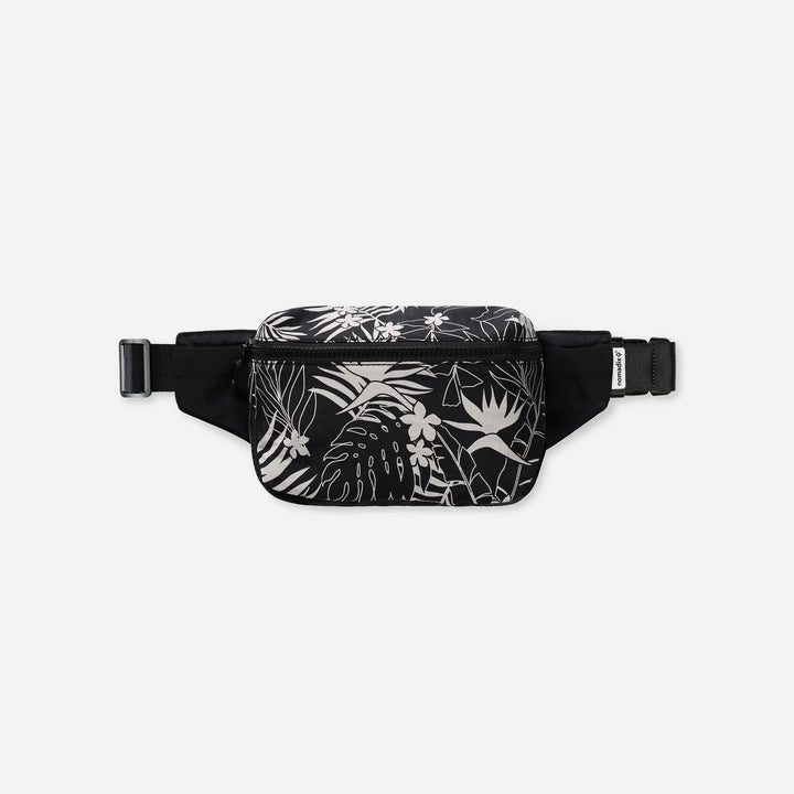 Fanny Pack: Retro Palms Black