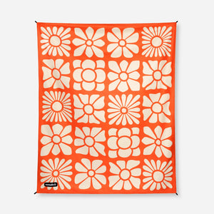 Festival Blanket: Big Flowers Expedition Orange