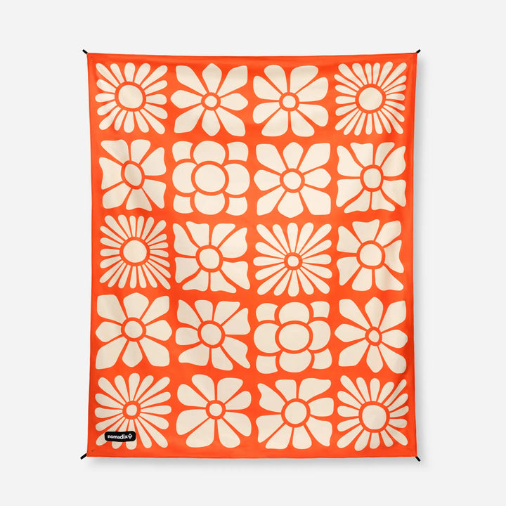 Festival Blanket: Big Flowers Expedition Orange