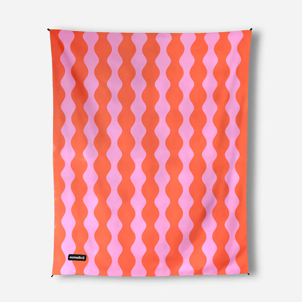 Festival Blanket: Big Slack Trail Red Pink