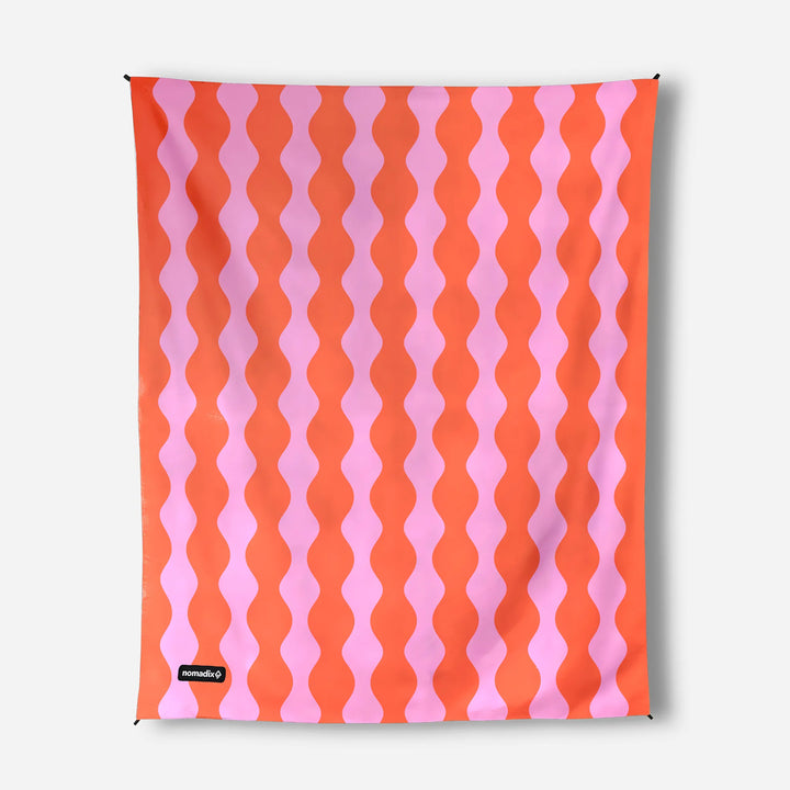 Festival Blanket: Big Slack Trail Red Pink