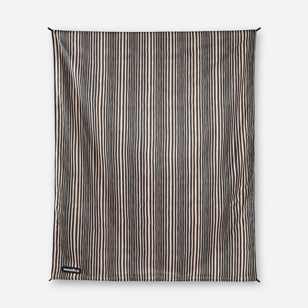 Festival Blanket: Heritage Stripe Black and Tan