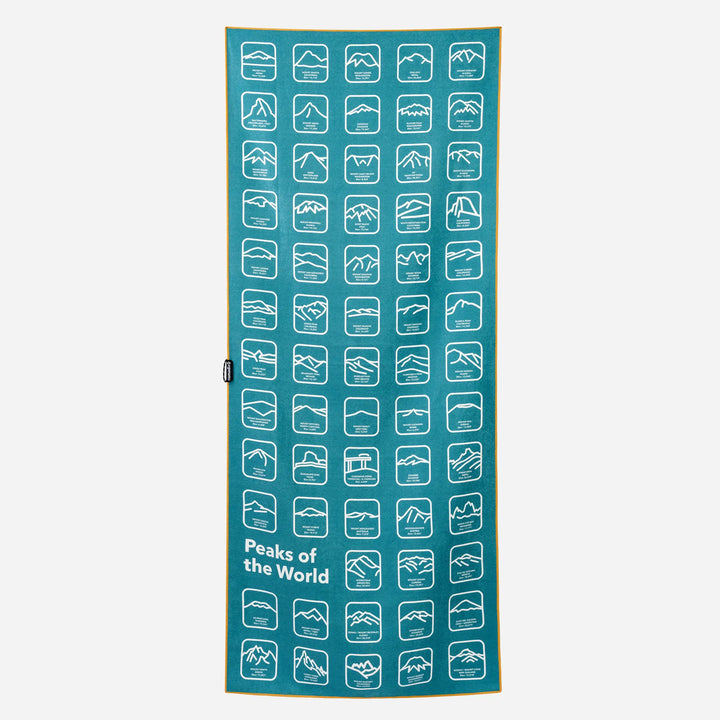 Original Towel: Peaks of the World Teal Ocean