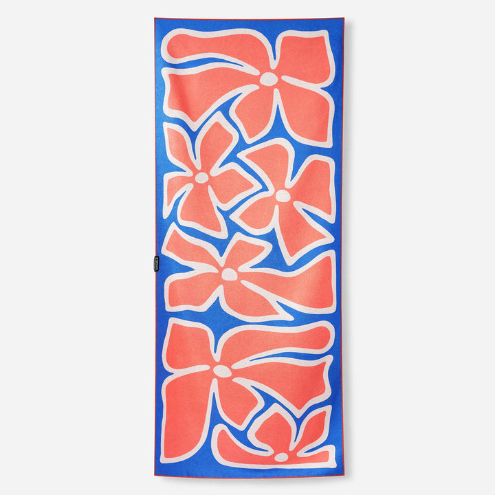 Original Towel: Wild Flowers Stellar Blue Red
