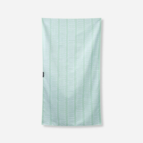 Ultralight Towel: Switchback Seafoam Green