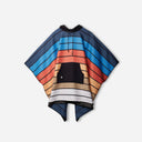 Poncho Towel: Stripes Blue Orange