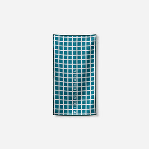Pickleball Towel: Pickleball Net Teal Ocean