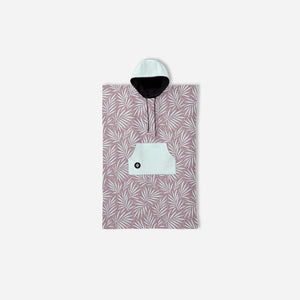 Kids Changing Poncho: Heritage Palm Warm Blue Earth