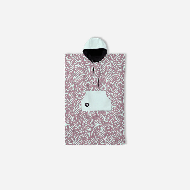 Kids Changing Poncho: Heritage Palm Warm Blue Earth