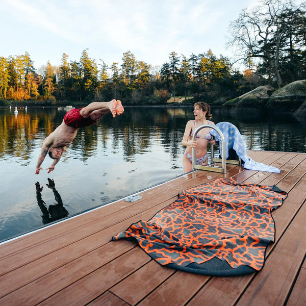 Original Towel: Duck Camo Orange