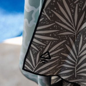 Original Towel: Heritage Palm Black and Tan