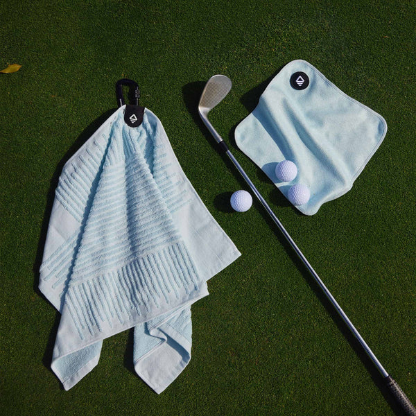Golf Towel Set: Fairway Pale Blue