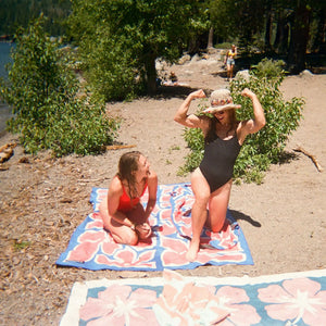 Original Towel: Aloha Bloom Teal Ocean