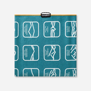 Original Towel: Peaks of the World Teal Ocean