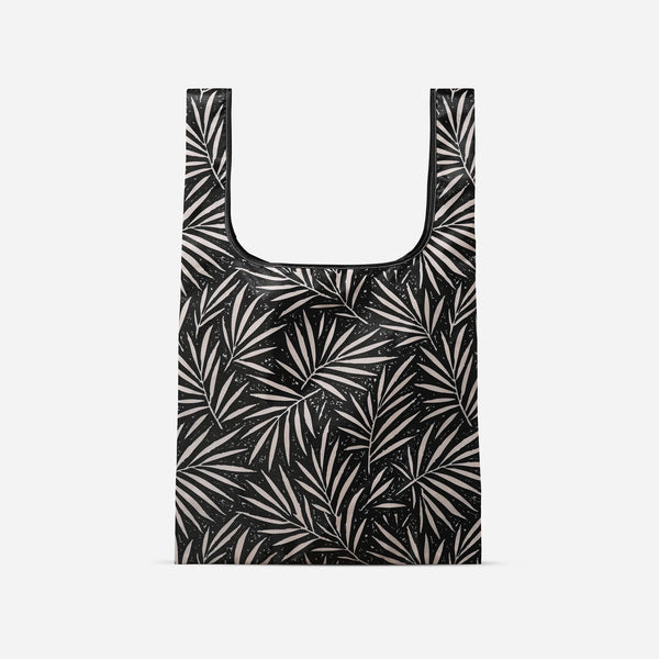 Pocket Tote: Heritage Palm Black and Tan