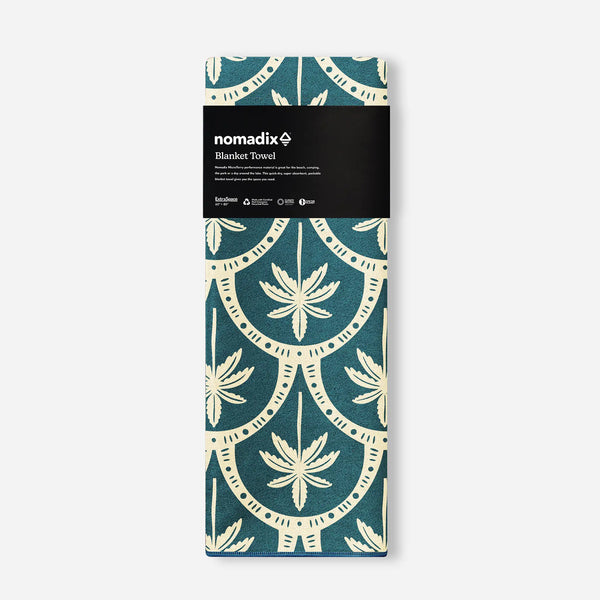 Blanket Towel: Palms Resort Teal Ocean