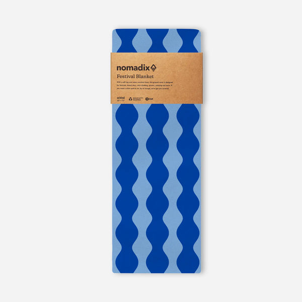 Festival Blanket: Slack Tide Coastal Blue