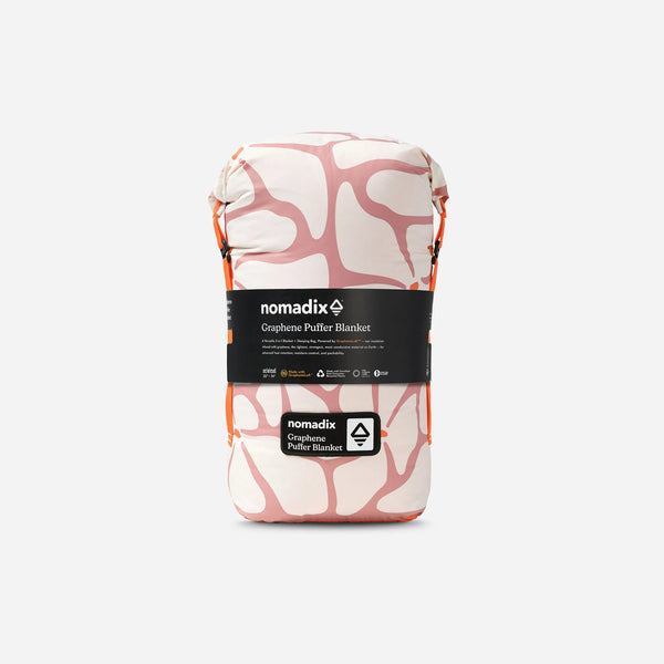 Graphene Puffer Blanket: Happy Flowers Desert Clay