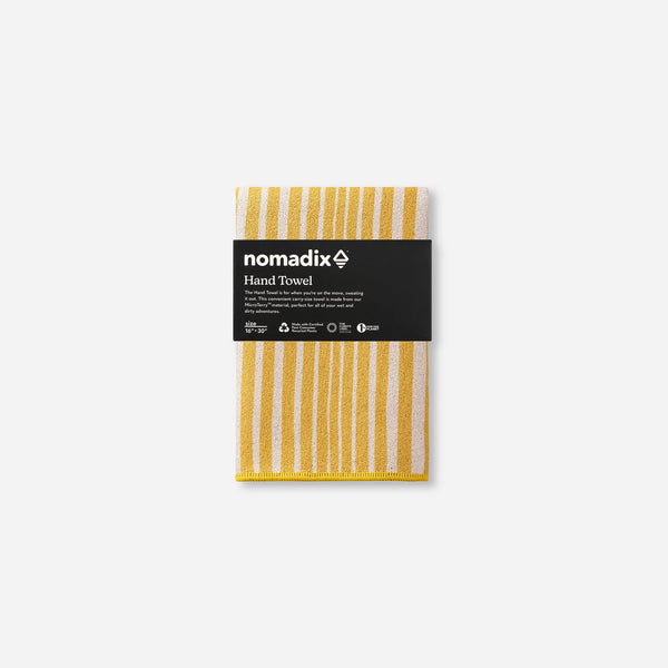 Hand Towel: Heritage Stripe Amber Sun